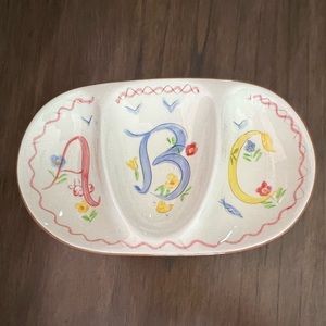 Stangl Pottery-Vintage Baby Dish- 3 sections! Excellent condition!!! #3948